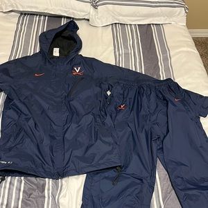 Team Issue Nike UVA Virginia Cavaliers Rain Suit